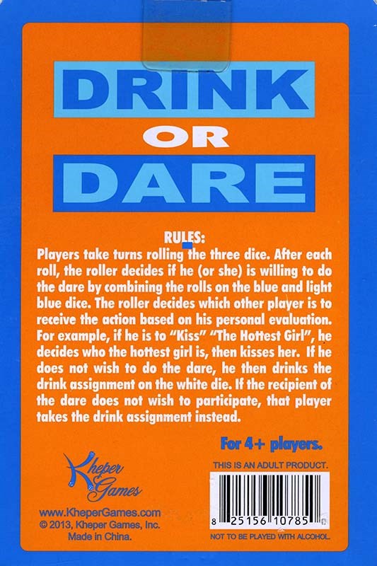 Drink Or Dare Dice - Sex Games, Coupons and Tricks