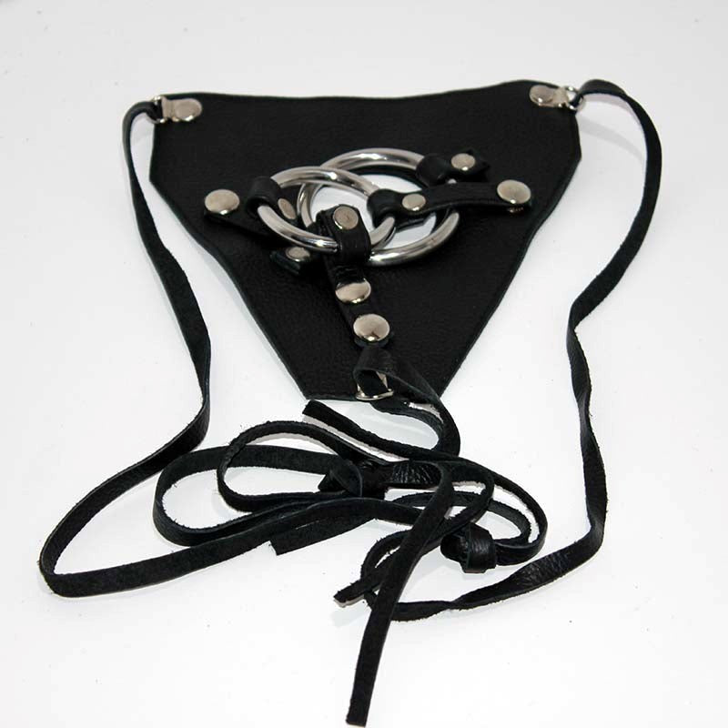 Dual Cock Ring Strap On Harness - - Strap On Sextoys