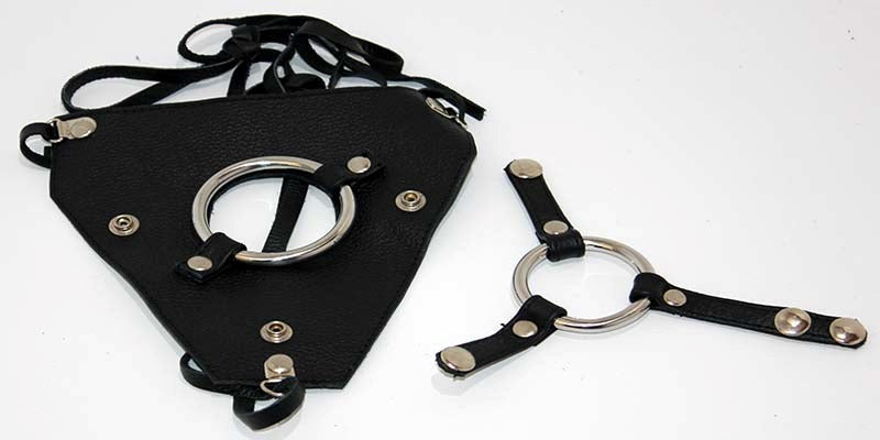 Dual Cock Ring Strap On Harness - - Strap On Sextoys