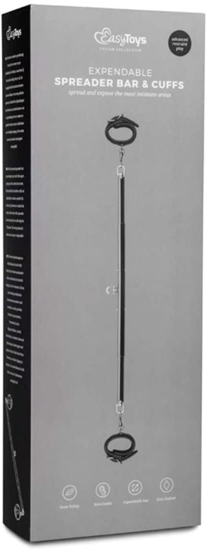 Easytoys Expander Spreader Bar and Cuffs Set - Spreaders and Hangers