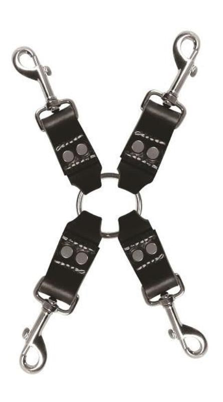 Edge Leather 4 Point Hog Tie - - Cuffs And Restraints