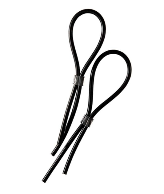 ElectraStim Rubber Adjustable Cock and Scrotal Loops - Electro Sex