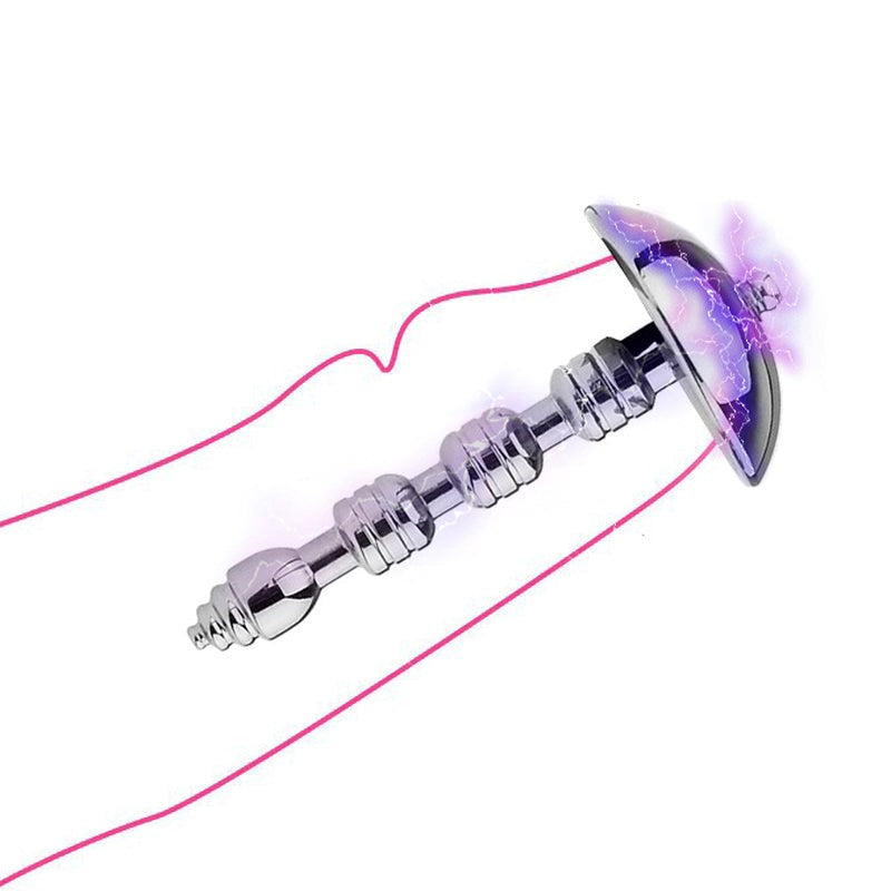 Electric Shock Penis Plug With Cover - - Penis Plugs