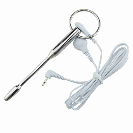 Electro Da Bomb Solid Metal Penis Plug - Electro Sex