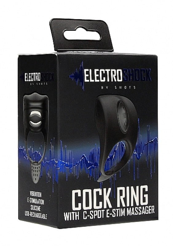 Electroshock Vibrating Cock Ring - - Electro Sex