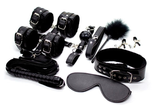 Elegance 11 Piece Bondage Kit - Bondage Kits