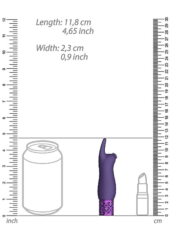 Elegance Rechargeable Silicone Bullet Purple - - Bullet Vibrators