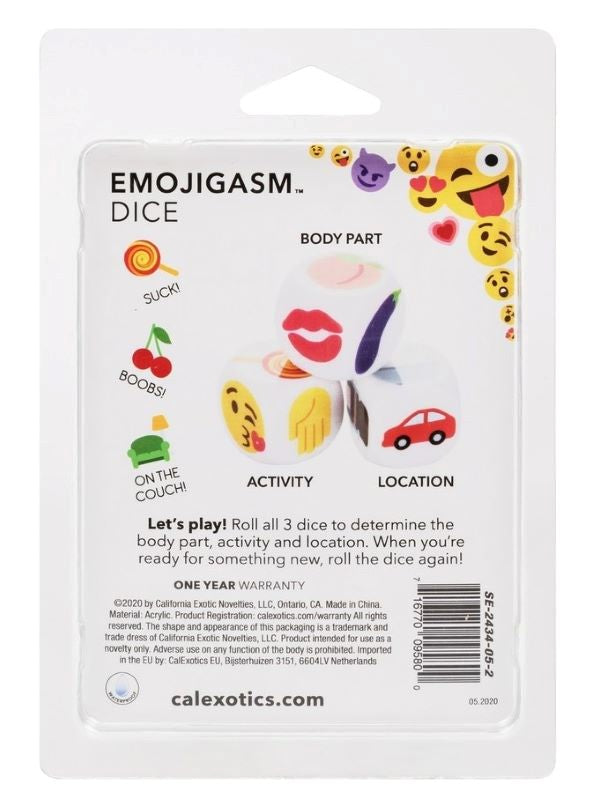 California Exotics Emojigasm Dice Adult Games - Sex Games, Coupons and Tricks
