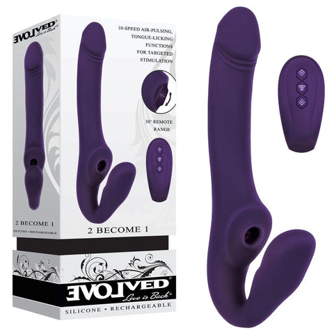 Evolved 2 BECOME 1 Strapless Strap-on - Strap On Sextoys