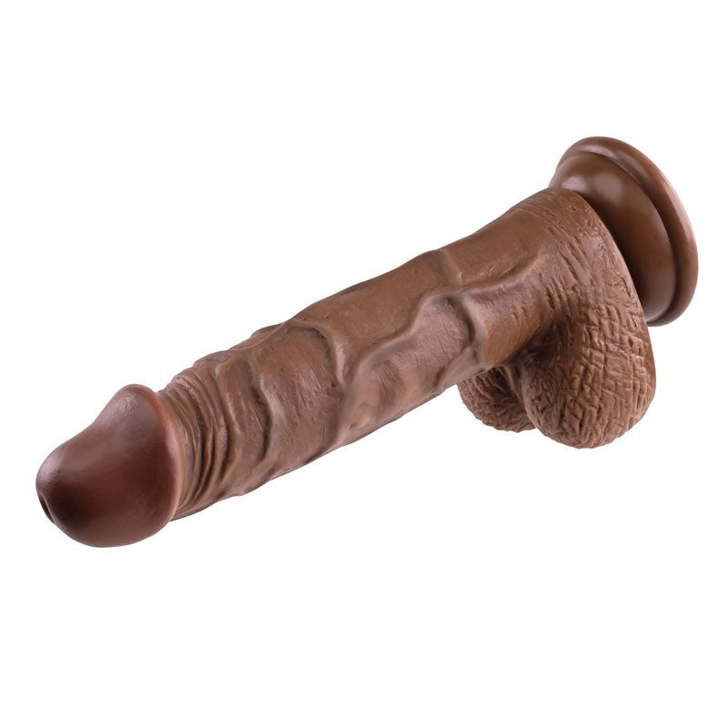 Evolved Realistic Dildo 8 Inch Dark - - Realistic Dildos