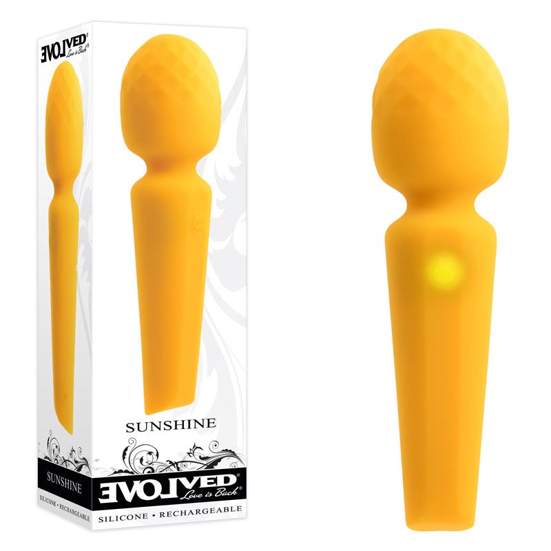 Evolved's Rechargeable Sunshine Massage Wand - Blissful Experiences - Body Wands