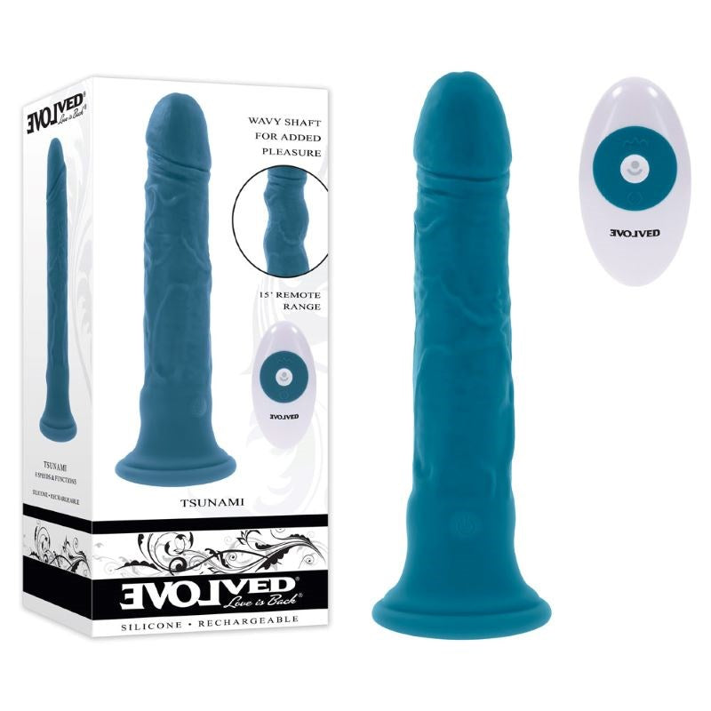 Evolved TSUNAMI Vibrating Dong - - Realistic Dildos