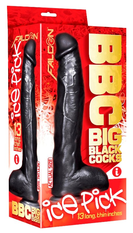 Falcon BBC Big Black Cocks Ice Pick 13 inch - - Realistic Dildos