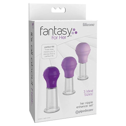 Fantasy For Her Womens Nipple Enhancer Set - Nipple and Clit Clamps