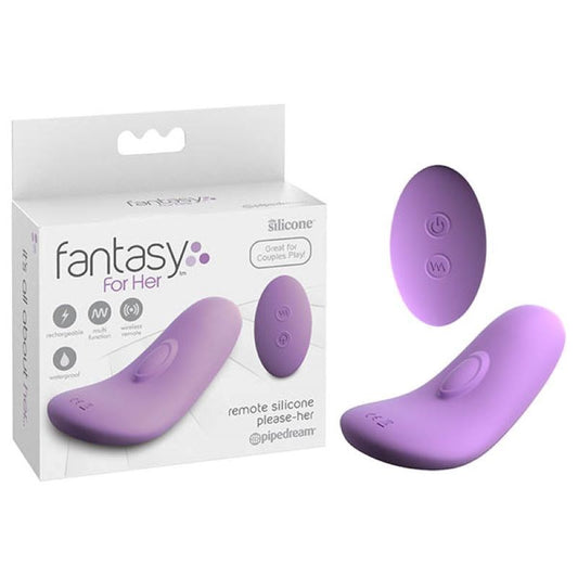 Fantasy For Her Remote Silicone Please-Her Adult Massager - Remote Control Vibrators