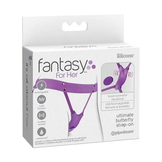 Fantasy For Her Ultimate Butterfly Strap-On Sex Toys - Strap On Sextoys