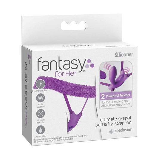 Fantasy For Her Ultimate G-Spot Butterfly Strap-On - Strap On Sextoys