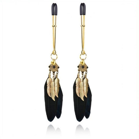Feather Nipple Clamp - Breast and Nipple Toys