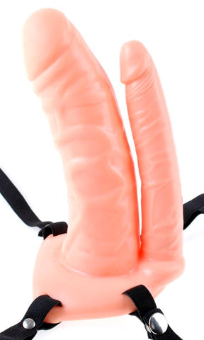 Fetish Fantasy 6 Inch Vibrating Double Penetrator Dildo - Strap On Sextoys