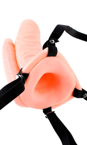 Fetish Fantasy 6 Inch Vibrating Double Penetrator Dildo - Strap On Sextoys