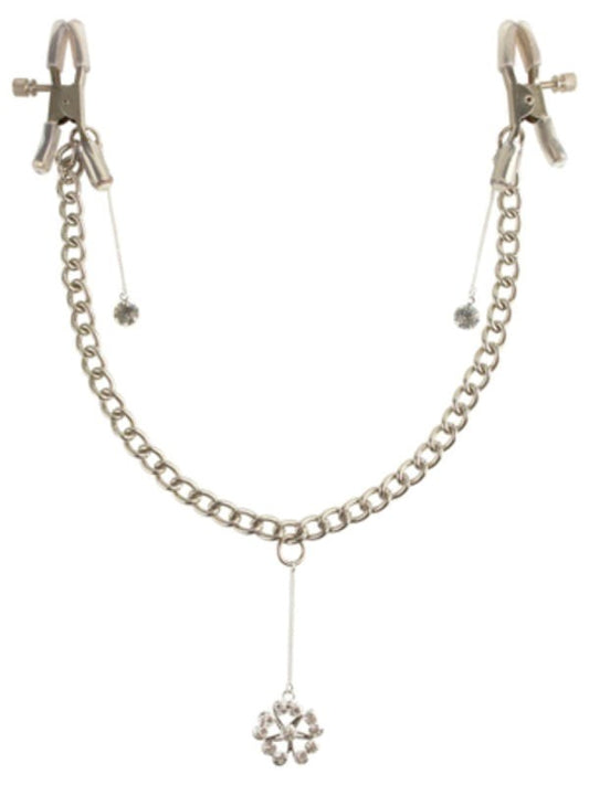 Fetish Fantasy Womens Crystal Nipple Clamps - Nipple and Clit Clamps