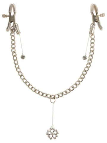 Fetish Fantasy Womens Crystal Nipple Clamps - Nipple and Clit Clamps