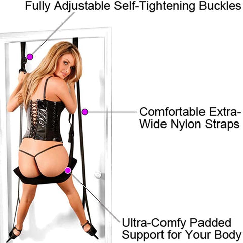 Fetish Fantasy Deluxe Fantasy BDSM Door Swing - Sex Swings And Slings
