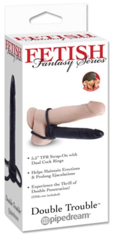 Fetish Fantasy Double Trouble Strap-On Dildo - Strap On Sextoys