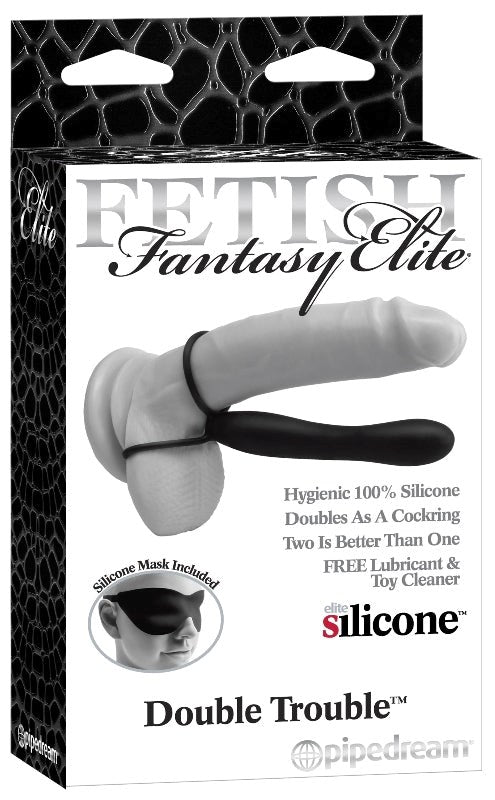 Fetish Fantasy Elite Double Trouble Silicone Dildo - Strap On Sextoys