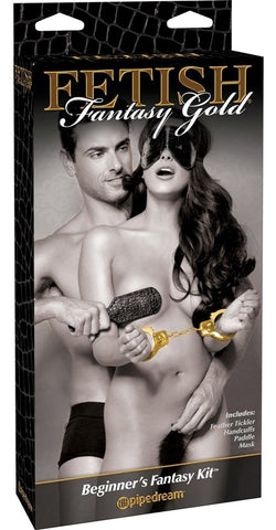 Fetish Fantasy Gold Beginners Fantasy 4 Piece Kit - Bondage Kits