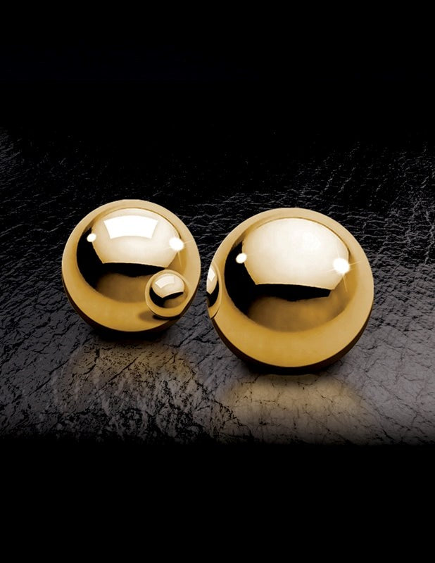 Fetish Fantasy Gold Ben-Wa Balls Kegel Massager - - Personal Massagers