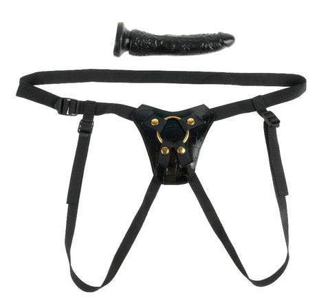 Fetish Fantasy Gold Designer Strap-On Dildo - Strap On Sextoys