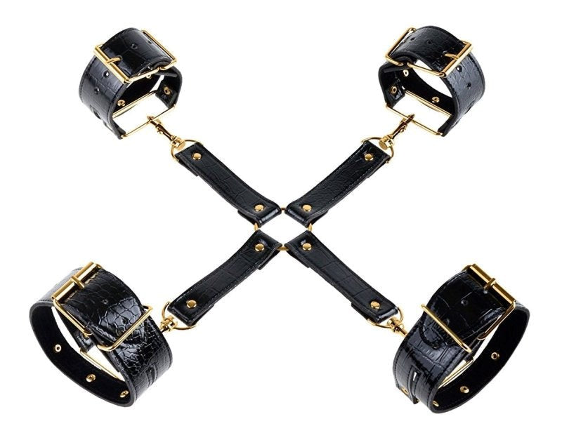 Fetish Fantasy Gold Fantasy Hogtie - - Cuffs And Restraints