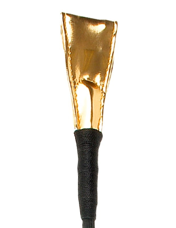 Fetish Fantasy Gold Riding Crop Black - - Whips And Crops