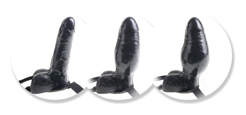 Fetish Fantasy Inflatable Vibrating 6 inch Strap-On Dildo - Strap On Sextoys