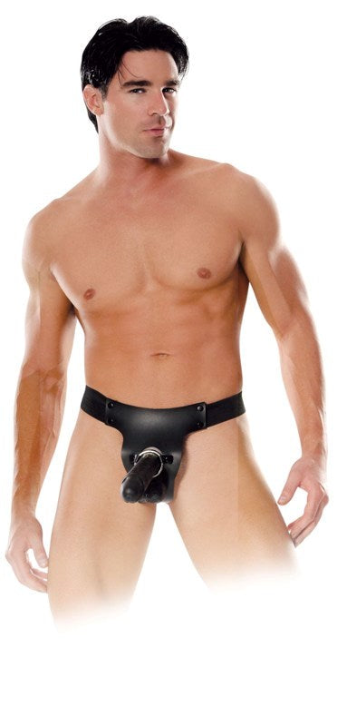 Fetish Fantasy Mr. Big Hollow 8 Inch Strap-On - - Strap On Sextoys