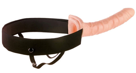 Fetish Fantasy 10 Inch Flesh Hollow Strap-On Dildo - Realistic Dildos