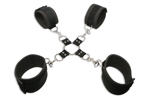 Fetish Fantasy Series Extreme Bondage Hogtie Kit - Cuffs and Restraints