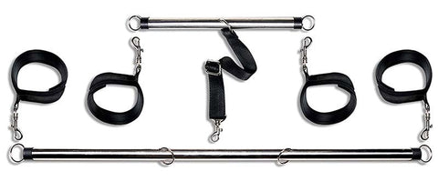 Fetish Fantasy Spread Em BDSM Bar and Cuff Set - Spreaders and Hangers