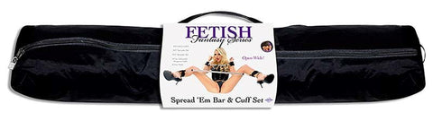 Fetish Fantasy Spread Em BDSM Bar and Cuff Set - Spreaders and Hangers