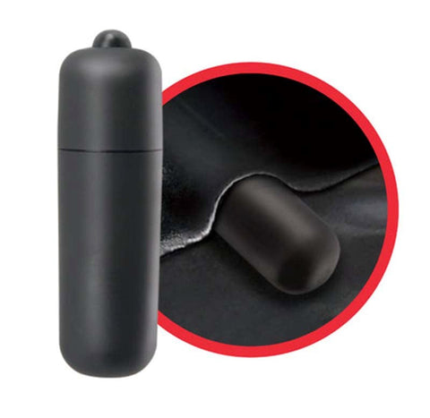 Fetish Fantasy Vibrating Crotchless Booty Shorts Massager - Bullet Vibrators