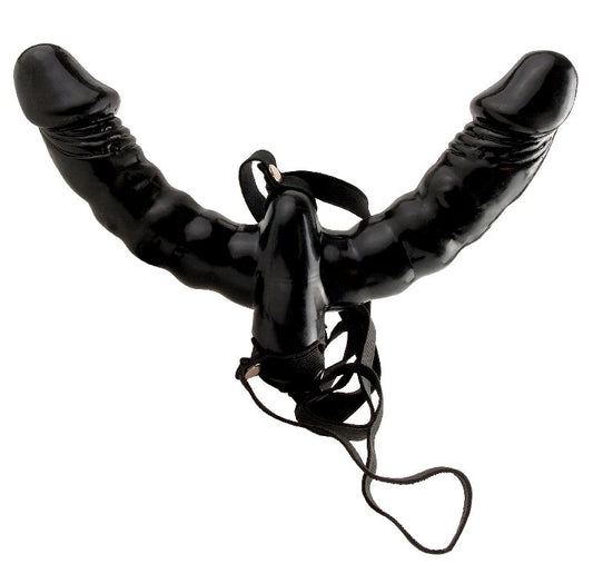 Fetish Fantasy Vibrating Double Delight Strap-On Sex Toy - Strap On Sextoys