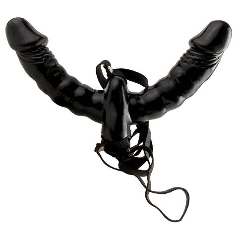 Fetish Fantasy Vibrating Double Delight Strap-On Sex Toy - Strap On Sextoys