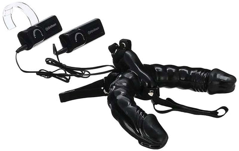 Fetish Fantasy Vibrating Double Delight Strap-On Sex Toy - Strap On Sextoys