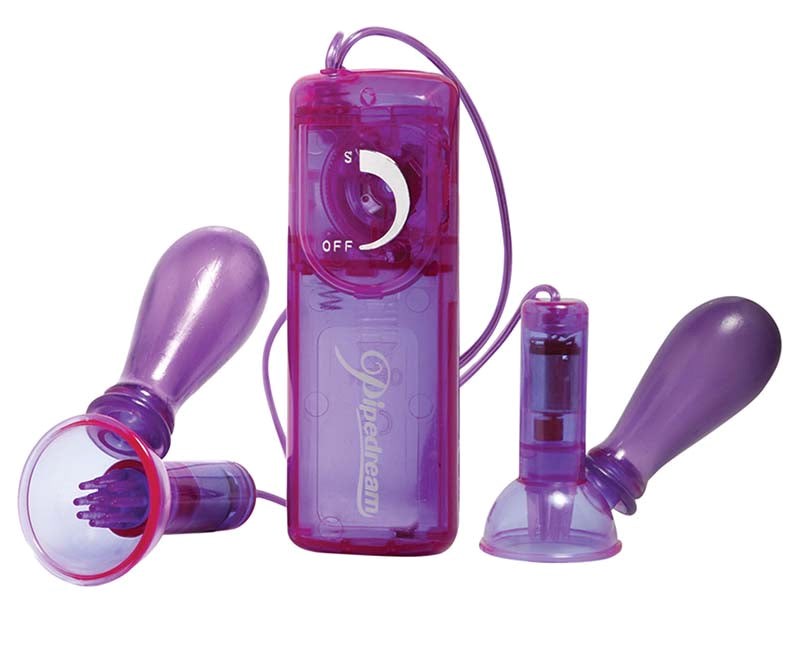 Fetish Fantasy Vibrating Nipple Pumps - - Breast and Nipple Toys