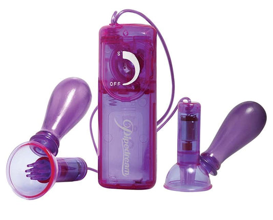 Fetish Fantasy Series Vibrating Womens Nipple Pumps - Breast and Nipple Toys