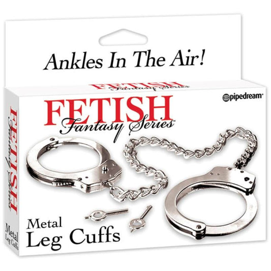 Fetish Fantasy Series BDSM Play Metal Leg Cuffs - Cuffs and Restraints