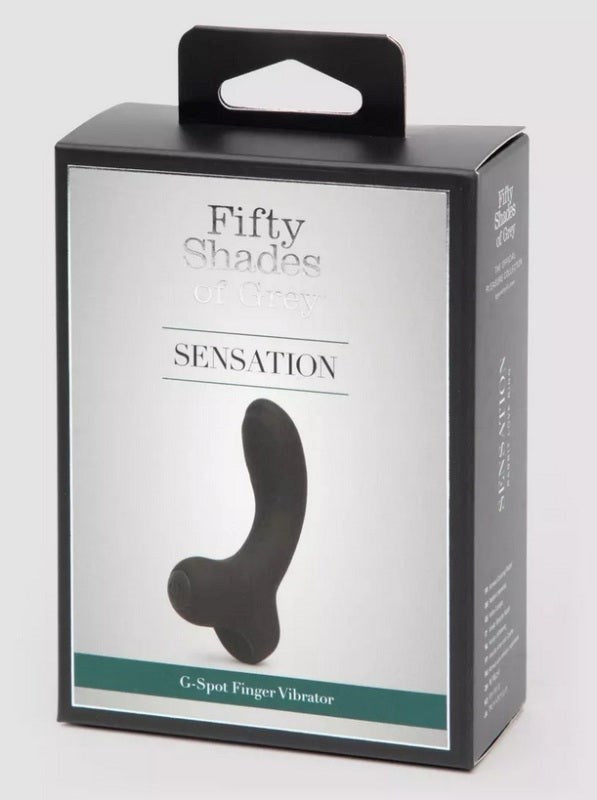 Fifty Shades of Grey Sensation Rechargeable G-Spot Finger Vibe - - Finger and Tongue Vibrators