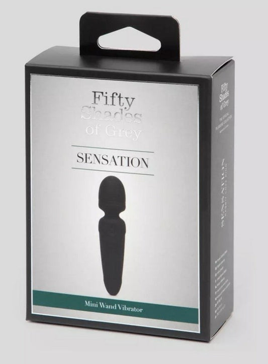 Fifty Shades of Grey Sensation Rechargeable Mini Wand Vibrator - Mini & Slim Vibrators