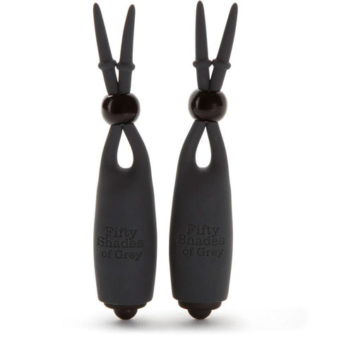 Fifty Shades of Grey Sweet Tease Vibrating Nipple Stimulators - Nipple and Clit Clamps